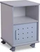 Rocada Bürowagen grau 3 Ebenen 47,0 x 48,5 x 67,5 cm