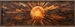 Wallxpert Bild The Sun 120 x 40 cm