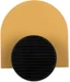 present time Wandhaken Single Knob, MDF, Ochre yellow, Eigenschaften