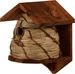 Esschert Design Nistkasten Bienenkorb, 20.1 x 19.3 x 25.8 cm