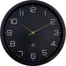 Nextime Wanduhr Eco Ø 30 cm, Schwarz, Form: Rund