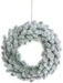 Chalet Adventskranz 50 cm, beschneit
