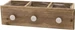 Chalet Aufbewahrungskiste mit Einsatz 32 x 10 x 9 cm, Braun