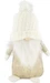 Chalet Weihnachtsfigur Gnom 13 cm, Textil, Weiss
