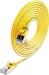 SLIM Slimpatchkabel Cat 6, U/FTP, 7.5 m, Gelb Gelb