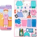 mierEdu Magnetspiel Box Dress Up - Krankenschwester zum Anziehen I Fördert Motorik + Fantasie I Ideal für