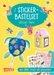 Bastelset für Kinder: Sticker-Bastelset: Glitzer-Tiere