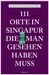 111 Orte in Singapur, die man gesehen haben muss