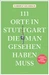 111 Orte in Stuttgart, die man gesehen haben muss