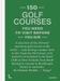 150 golf courses you need to visit before you die